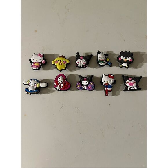 Hello Kitty & Friends Crocs Shoe Charms 10 Pk #2 - Picture 1 of 5